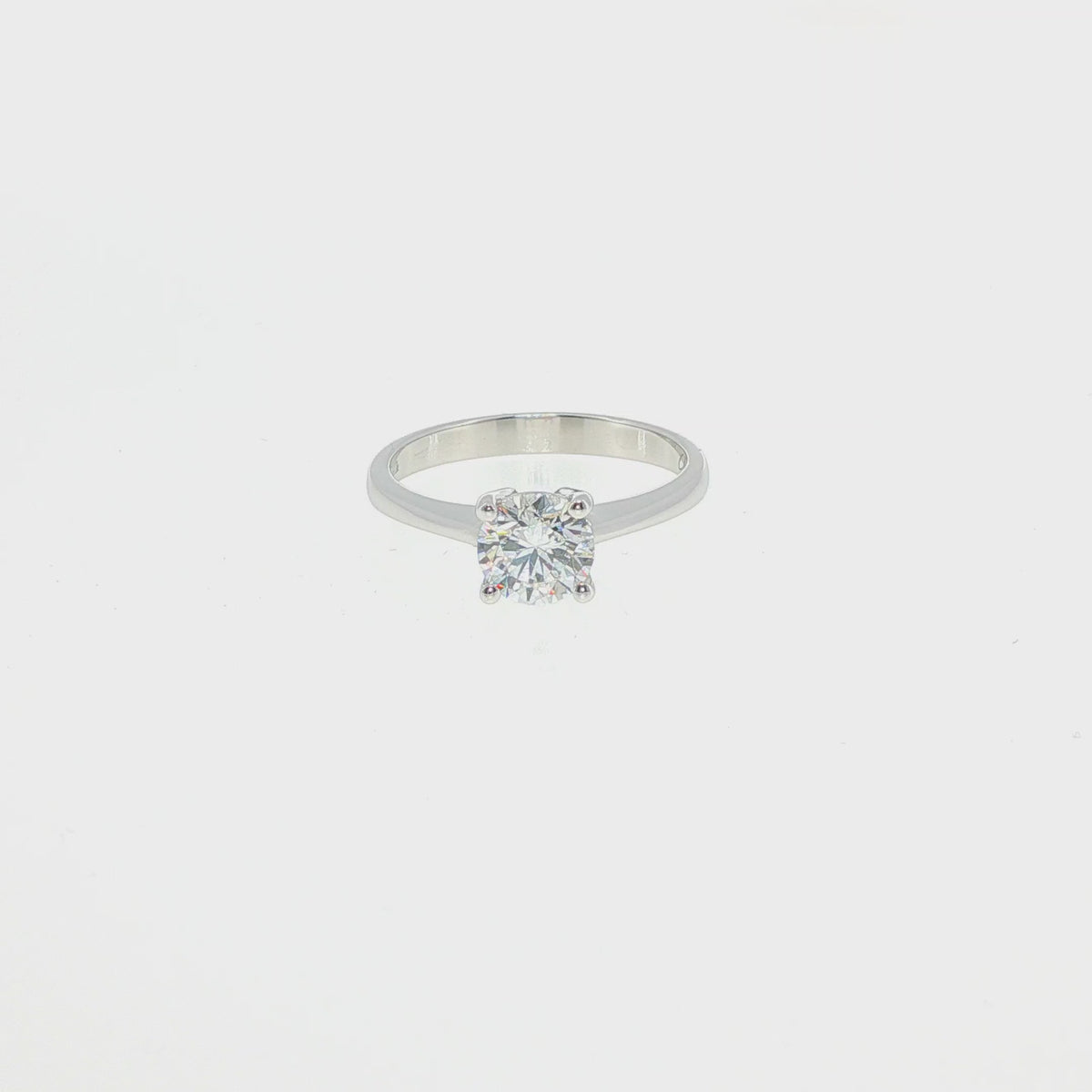 Solitario dritto 1,00 ct – video – Chapeau