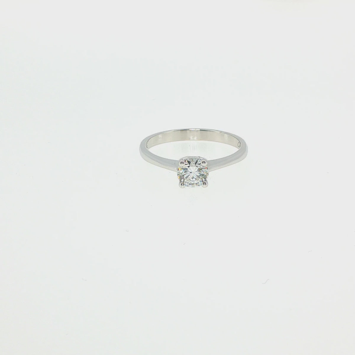 Solitario dritto 0,50 ct – video – Chapeau
